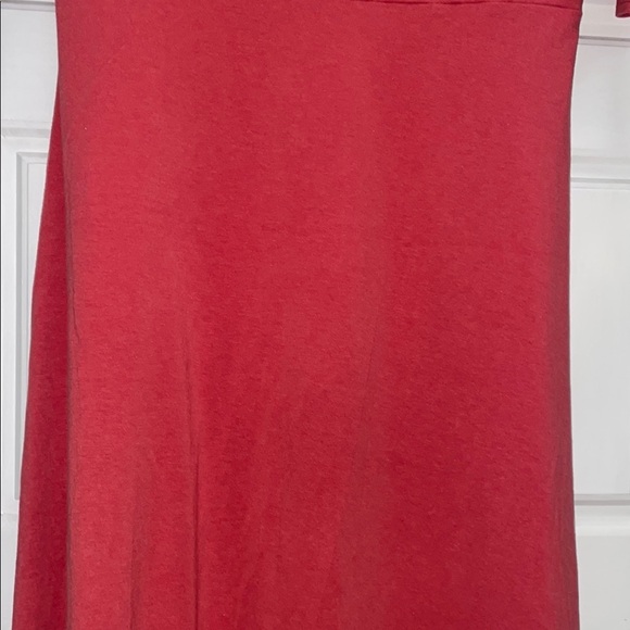 Garnet Hill Pink Midi Sheath Dress with Scoop Neck - Picture 5 of 7